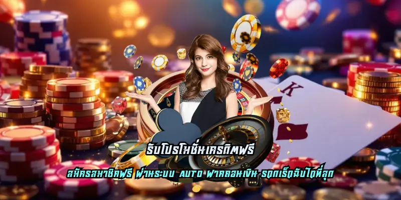 รับโปรโมชั่นเครดิตฟรี เชื่อถือได้ที่สุด การเงินมั่นคง