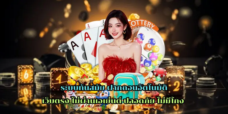 ระบบทันสมัย ฝากถอนอัตโนมัติ