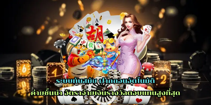 ระบบทันสมัย ฝากถอนอัตโนมัติ